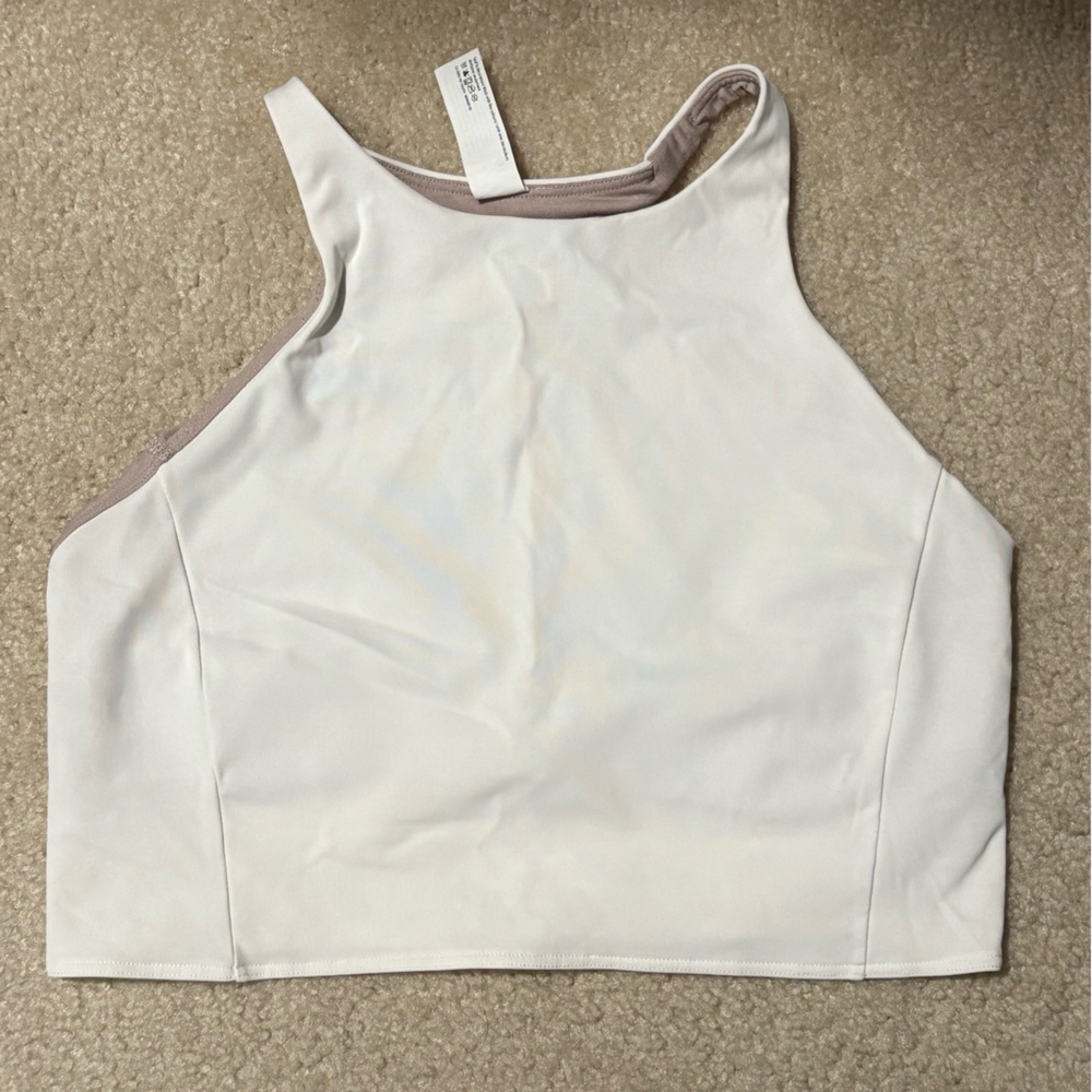 Lululemon Athletica White Long Line Bra